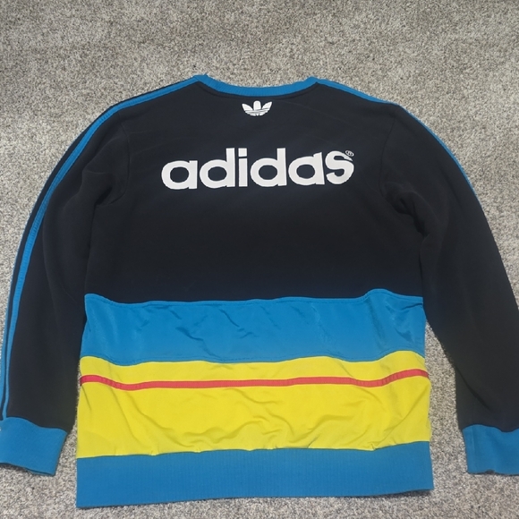 ADIDAS● SZ LRG ● MULTI COLOR SWEATER AS SEEN ON SNOOP DOG - Picture 6 of 10